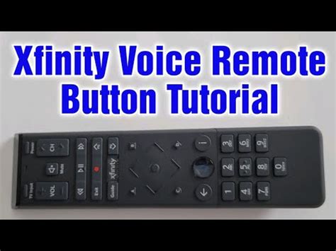 comcast remote buttons|Xfinity Voice Remote Button Tutorial .